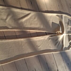 Chic Cream Wide Leg Women's Pants